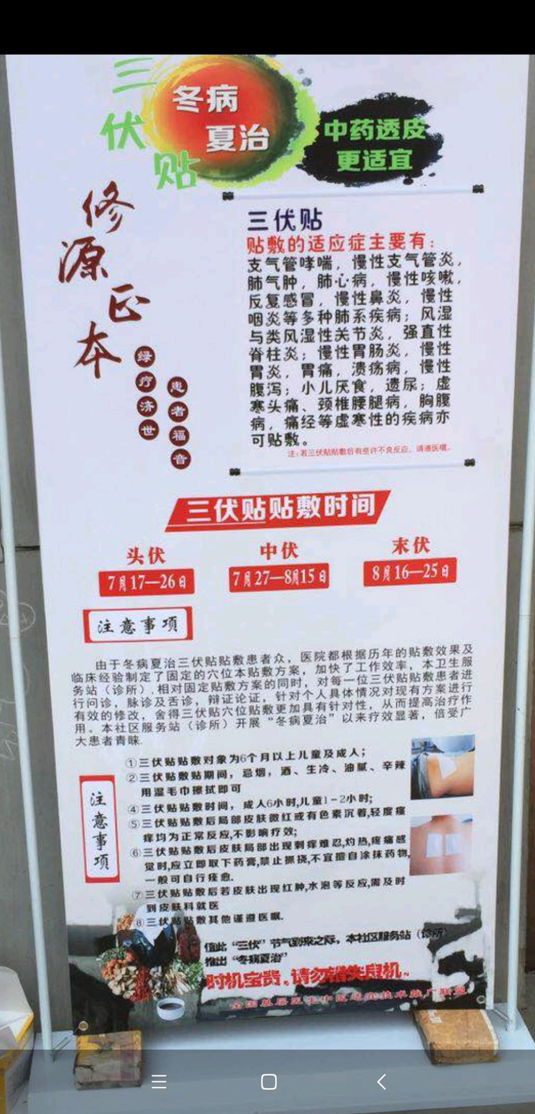 1、介紹三伏貼敷