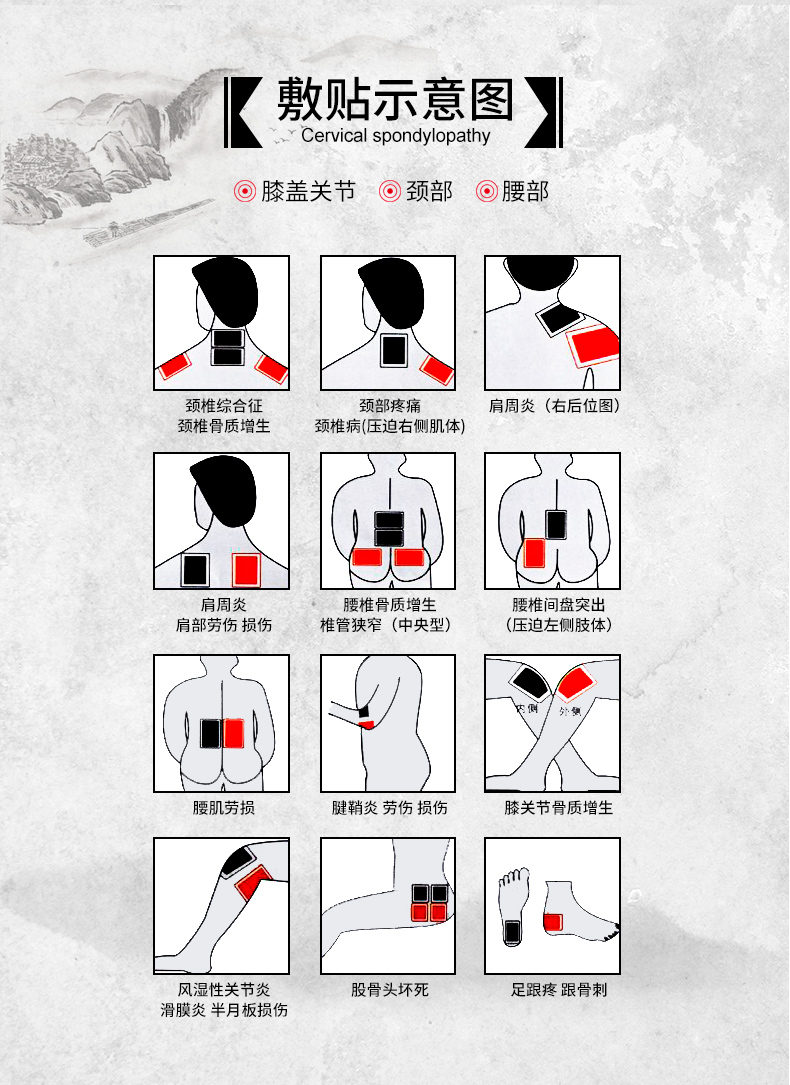 2、法律教程正確粘貼黑膏藥